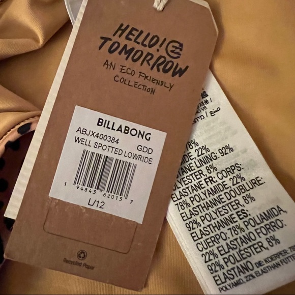 NWT Billabong Lowrider Full Coverage Bikini Bottom - Picture 5 of 5